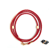 將圖片載入圖庫檢視器 DIFFUSER Tokyo // 玫瑰金輥紋絲綢鏡鏈