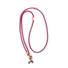 將圖片載入圖庫檢視器 DIFFUSER Tokyo // 玫瑰金輥紋絲綢鏡鏈