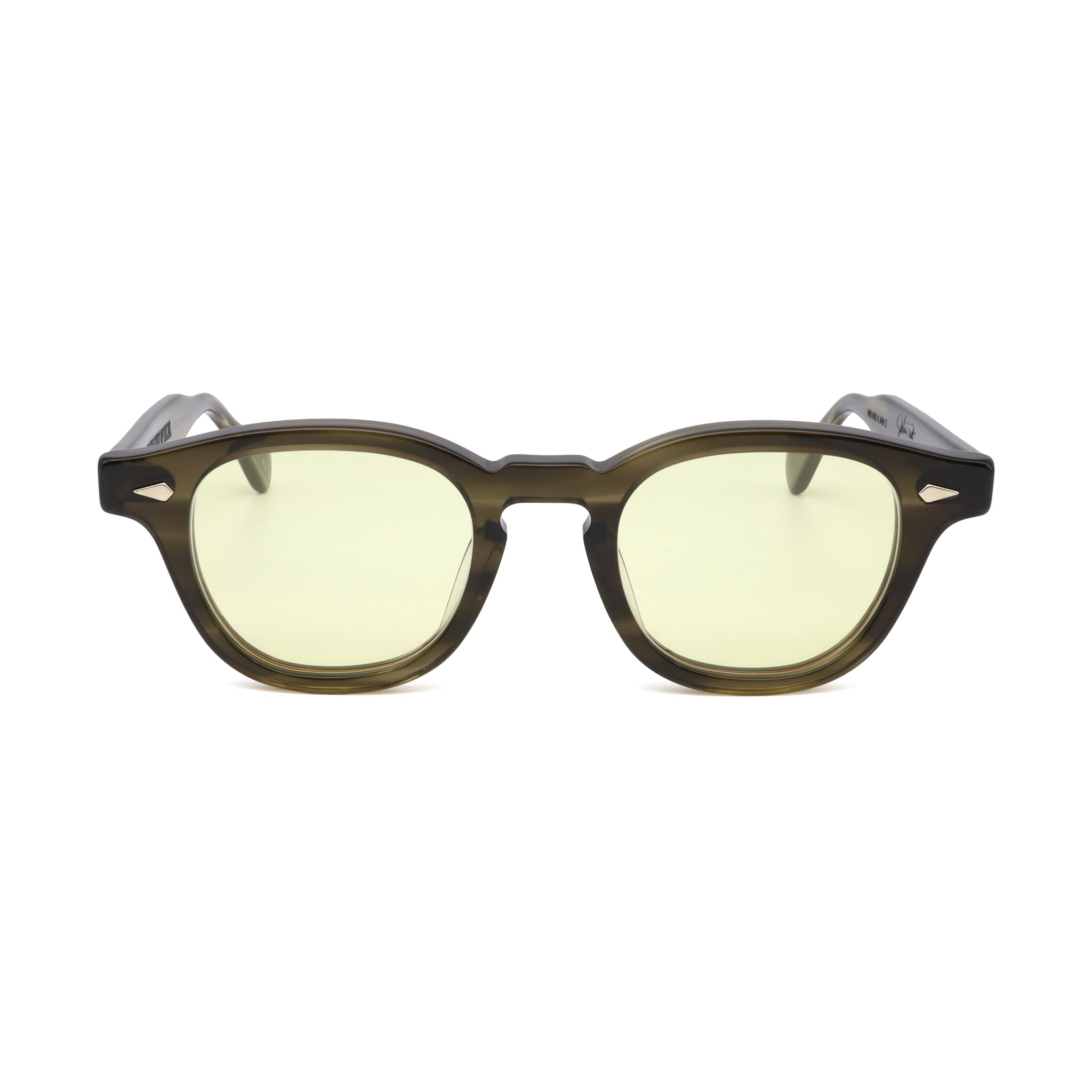 小物 JULIUS TART OPTICAL AR Olive green sasa AR in Olive Green Sasa】 @juliustartoptical - AR New Color